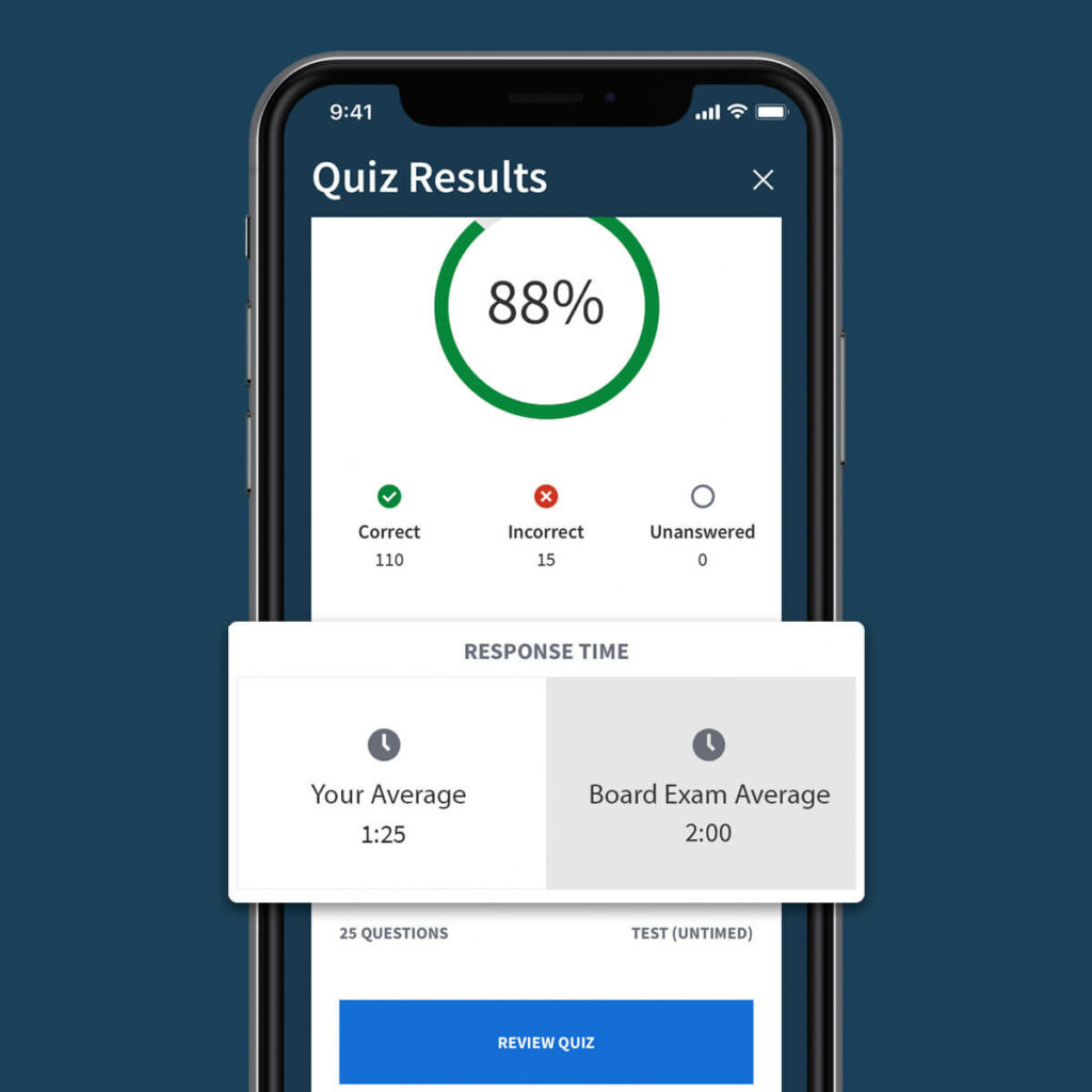 boardvitals app answer response time