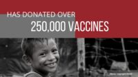vaccine charity donation