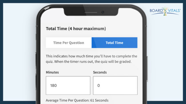 BoardVitals mobile app timed quiz feature PNP exam
