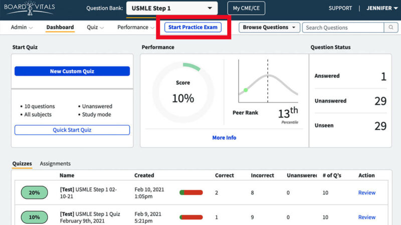 full length usmle practice test