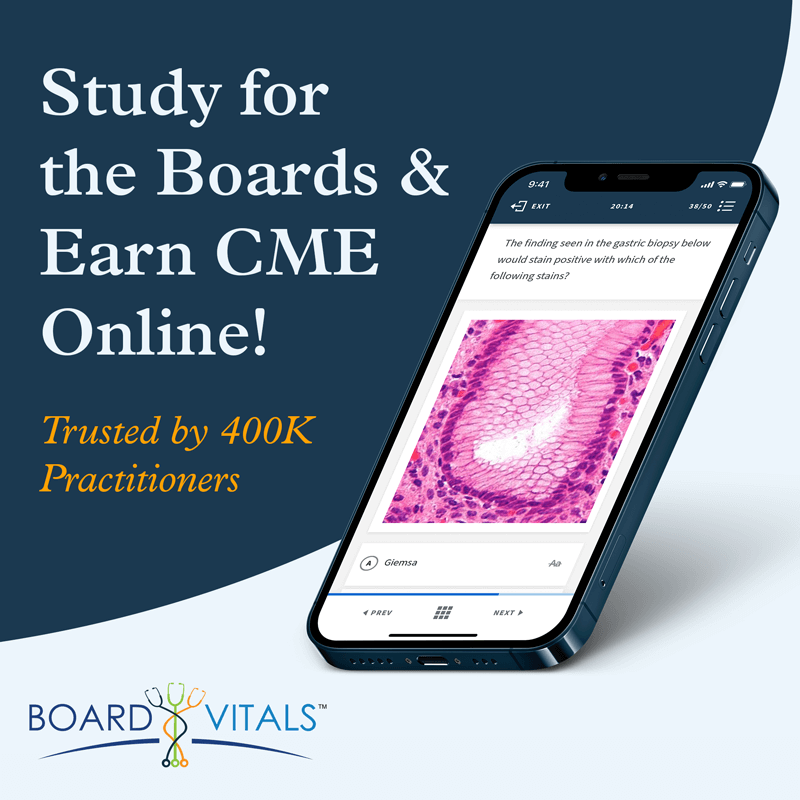 Study for the Boards & Earn CME Online!