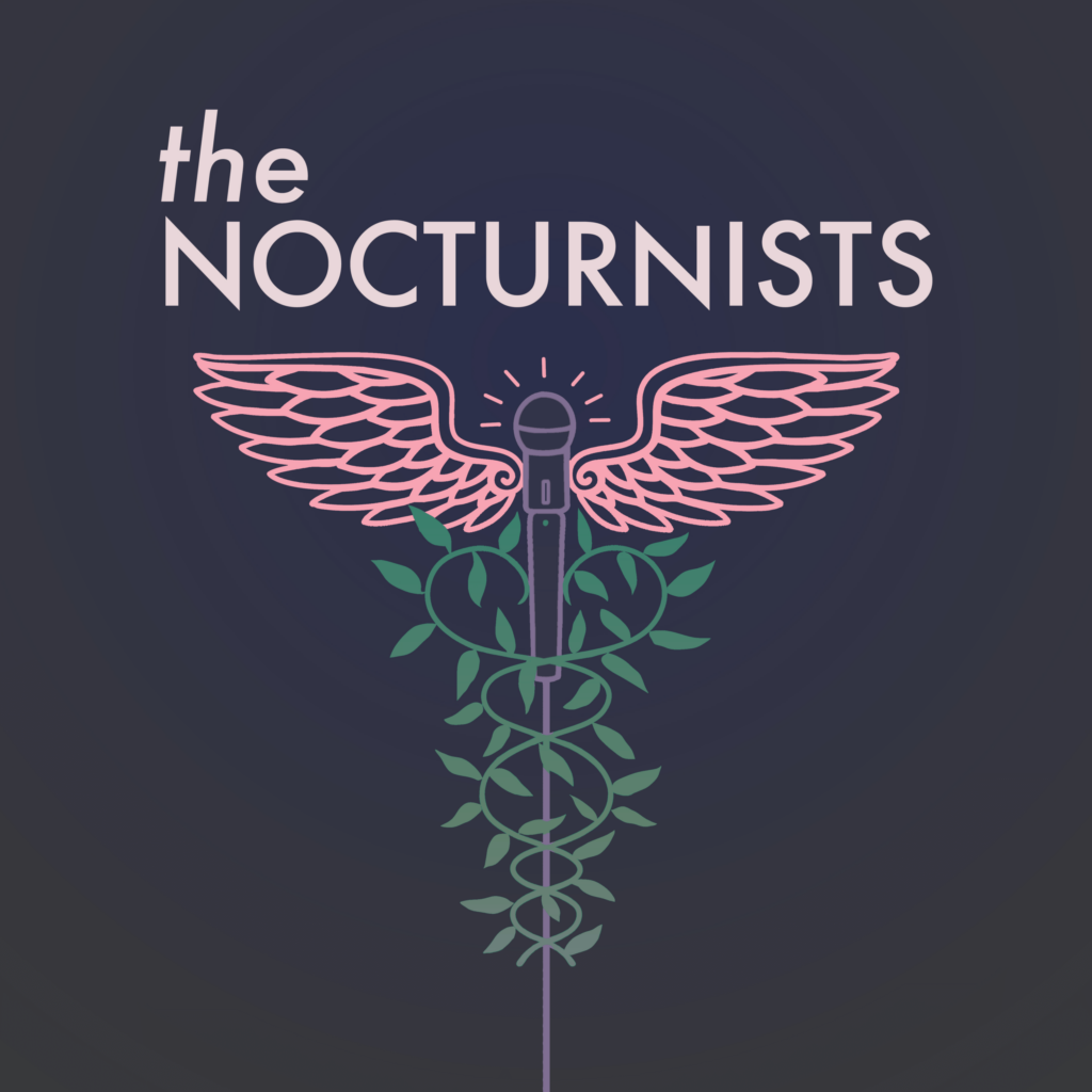 the nocturnists podcast logo